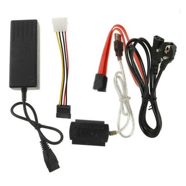 USB 2.0 zu IDE & SATA Kabel Kabellänge: ca. 55cm, USB 2.0 zu IDE & SATA (EU Stecker), USB 2.0 zu IDE & SATA (US Stecker), USB 2.0 zu IDE & SATA (UK Stecker)