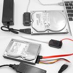 USB 2.0 zu IDE & SATA Kabel Kabellänge: ca. 55cm, USB 2.0 zu IDE & SATA (EU Stecker), USB 2.0 zu IDE & SATA (US Stecker), USB 2.0 zu IDE & SATA (UK Stecker)