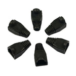 Netzwerkkabel-Schutzkappen für RJ45, Schwarz (100 Stück pro Packung, Preis für 100 Stück), 100 Stück Schwarz, 100 Stück Rot, 100 Stück Blau, 100 Stück Weiß, 100 Stück Grün, 100 Stück Grau, 100 Stück Gelb