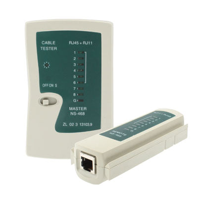 Netzwerkkabel Tester RJ45 RJ11 RJ12 Cat5 UTP LAN Netzwerk Werkzeug, RJ45/RJ11 Grün