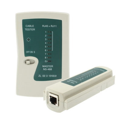 Netzwerkkabel Tester RJ45 RJ11 RJ12 Cat5 UTP LAN Netzwerk Werkzeug, RJ45/RJ11 Grün