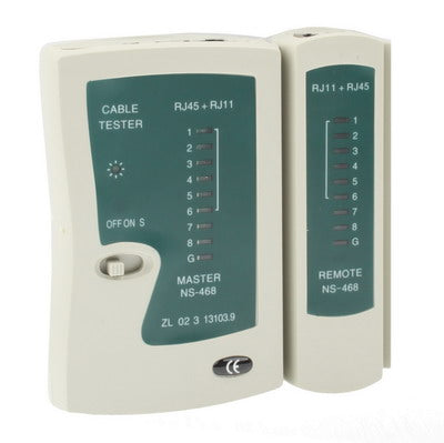 Netzwerkkabel Tester RJ45 RJ11 RJ12 Cat5 UTP LAN Netzwerk Werkzeug, RJ45/RJ11 Grün