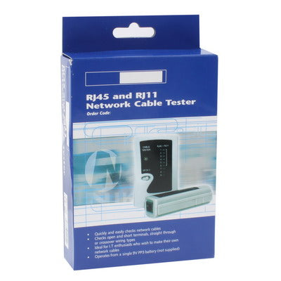 Netzwerkkabel Tester RJ45 RJ11 RJ12 Cat5 UTP LAN Netzwerk Werkzeug, RJ45/RJ11 Grün