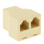 RJ11 Buchse zu 2 Buchsen Telefonverteiler, RJ11 Buchse zu 2 Buchsen