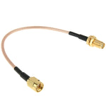 SMA Stecker zu SMA Buchse Kabel, Länge: 15cm, 15cm SMA Buchse
