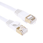 Vergoldeter Stecker CAT7 Hochgeschwindigkeits 10Gbps Ultrathin Flaches Ethernet Netzwerk LAN Kabel, 1m, 2m, 3m, 5m, 10m, 15m, 20m, 25m, 30m