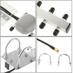 Hochleistungs-Yagi-Antenne (28 dBi) mit SMA-Stecker für 4G (696–960 MHz / 1710–2690 MHz), Antenne