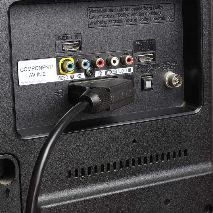 20-poliges SCART-auf-SCART-Kabel für DVD/HDTV/AV/TV, Kabellänge: 1,5 m, 1,5 m