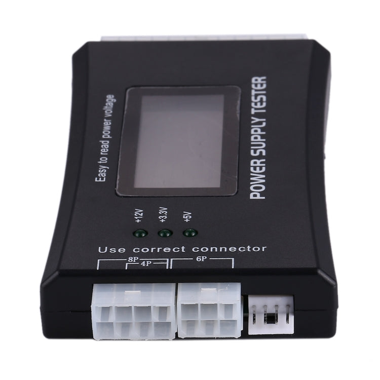 Digitales LCD-Display PC-Computer 20/24-Pin Netzteiltester Prüfer Leistungs-Messdiagnosegerät, ATX-Anschluss mit LCD