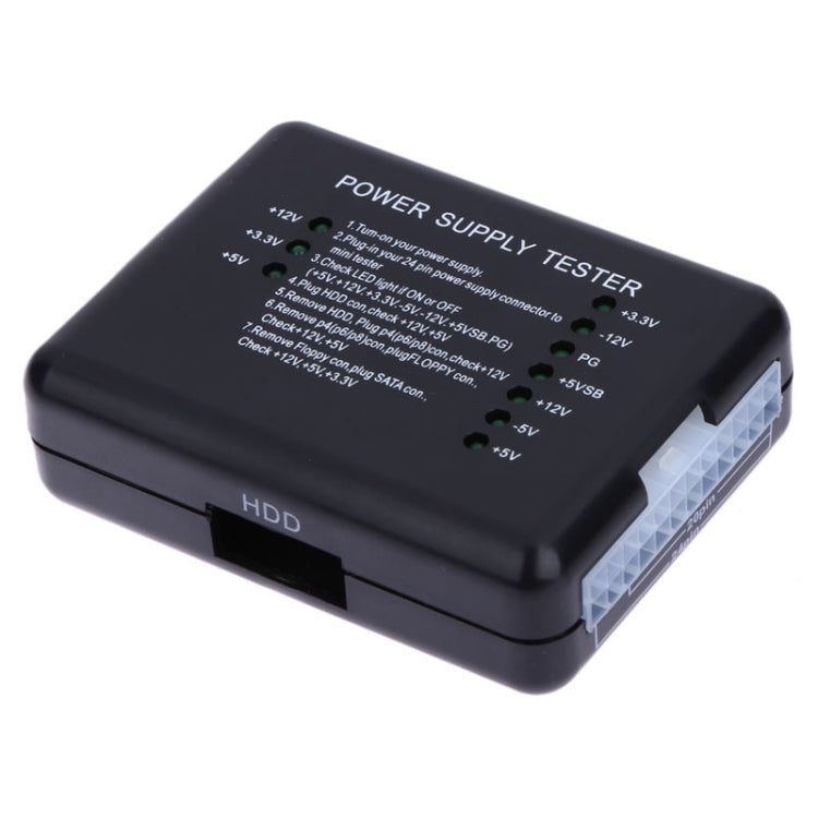 PC 20 / 24-Pin PSU ATX SATA HD Netzteiltester, ATX-Anschluss