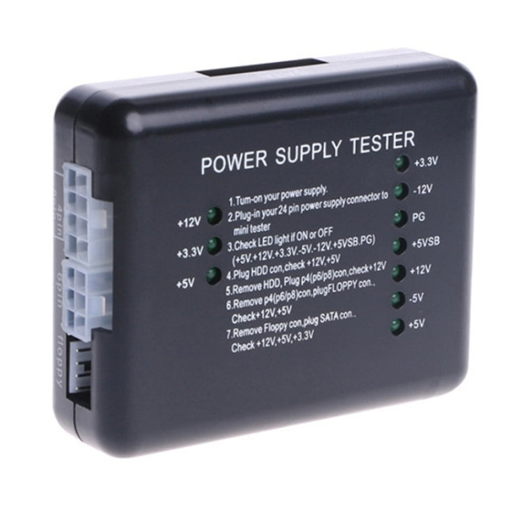 PC 20 / 24-Pin PSU ATX SATA HD Netzteiltester, ATX-Anschluss