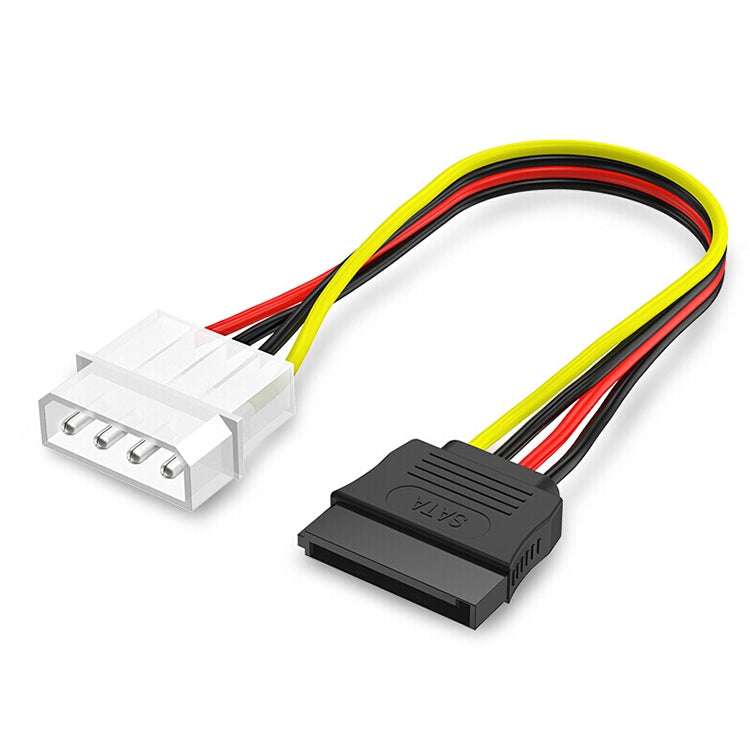4-polig IDE zu Serial ATA SATA Stromkabel Adapter (15cm), Material: Al+Mg, 4-polig IDE zu SATA