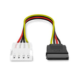 4-polig IDE zu Serial ATA SATA Stromkabel Adapter (15cm), Material: Al+Mg, 4-polig IDE zu SATA