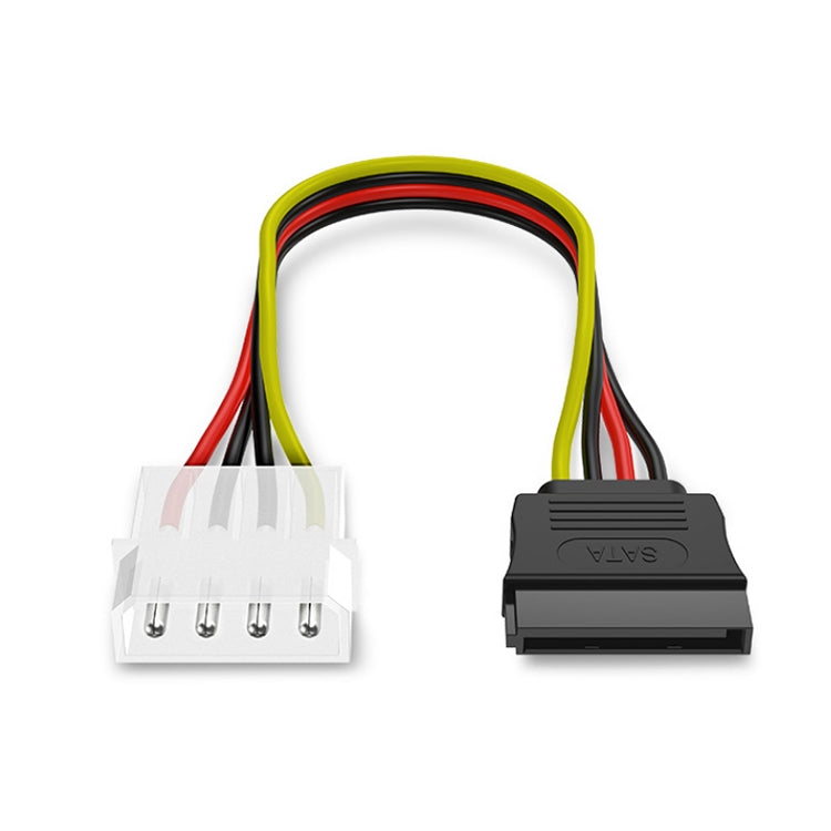 4-polig IDE zu Serial ATA SATA Stromkabel Adapter (15cm), Material: Al+Mg, 4-polig IDE zu SATA