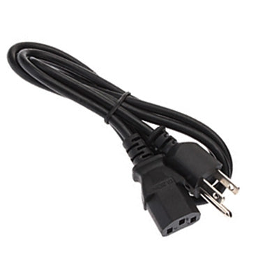 Universelle US 3-polige AC-Stromkabel für Desktop-Computer Drucker Monitor Stecker, Kabellänge: 1,2m, US-Stecker 2-polig, Länge: 1,2m