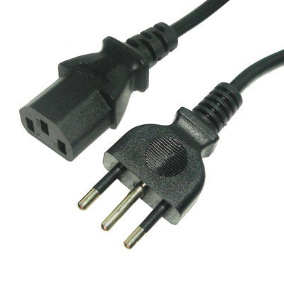 3-poliges AC-Desktop-PC-Kabel Italienischer Standard, Kabellänge: 1,5m, Italienischer Stecker, 1,2m, Italienischer Stecker, 1,5m