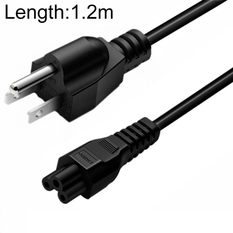 3-poliges US-Notebook-Stromkabel, Kabellänge: 1,2m, US-Stecker, Länge: 1,2m