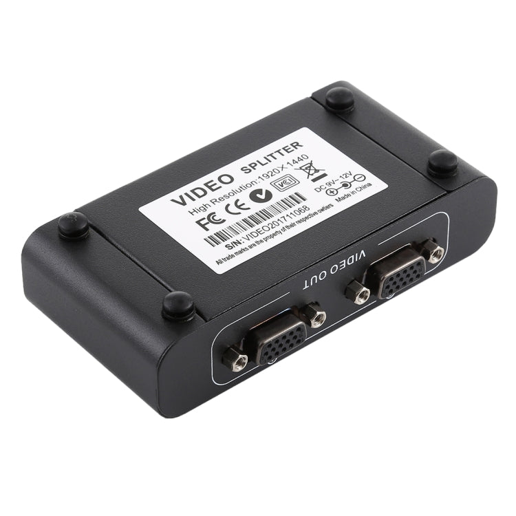 VGA-102A 1-zu-2-Port 1920 x 1440 VGA-Verteiler, 2 Ports