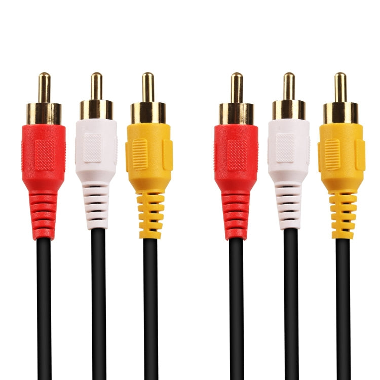 Audio-Video Stereo RCA AV-Kabel normale Qualität, Länge: 3m, 3 RCA zu 3 RCA, Länge: 3m