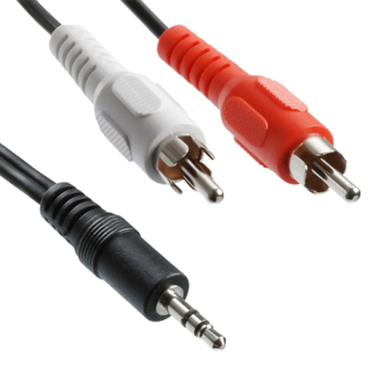 Klinkenkabel 3,5mm Stereo zu RCA Stecker Audio Kabel, Länge: ca. 2,7m, Länge: 2,7m