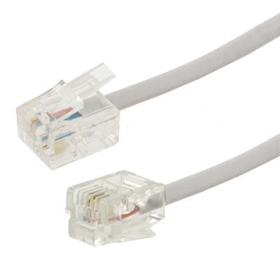 4-adriges RJ11 zu RJ11 Telefonkabel, Länge: 5m, Länge: 5m