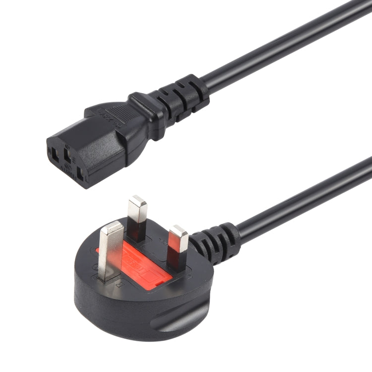 Großes UK-Stecker Computer PC Stromkabel 3-polig, Länge: 1,5m, 1,5m