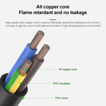 1,5m 3-poliges kleines UK-Notebook-Stromkabel, kleiner UK-Stecker, Länge: 1,5m