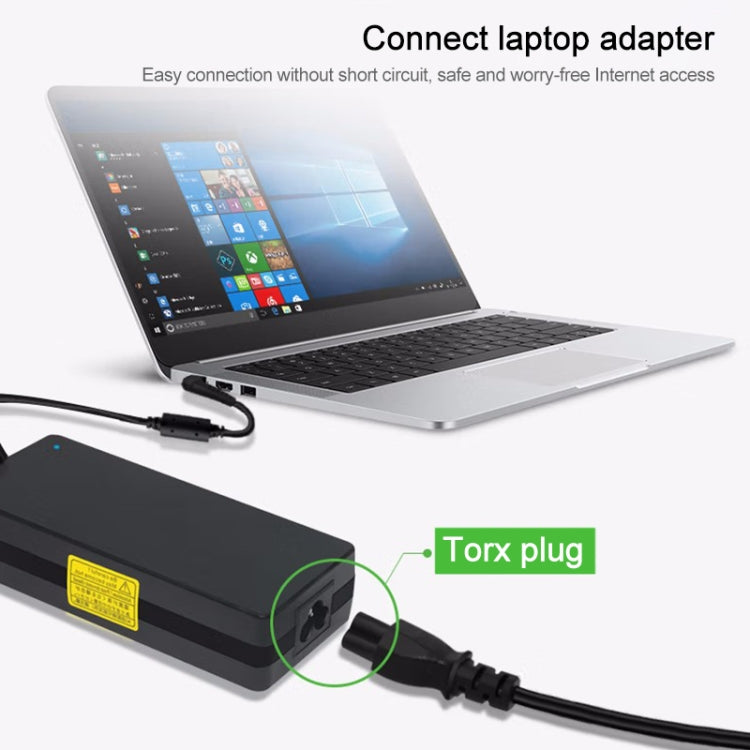 1,5m 3-poliges kleines UK-Notebook-Stromkabel, kleiner UK-Stecker, Länge: 1,5m
