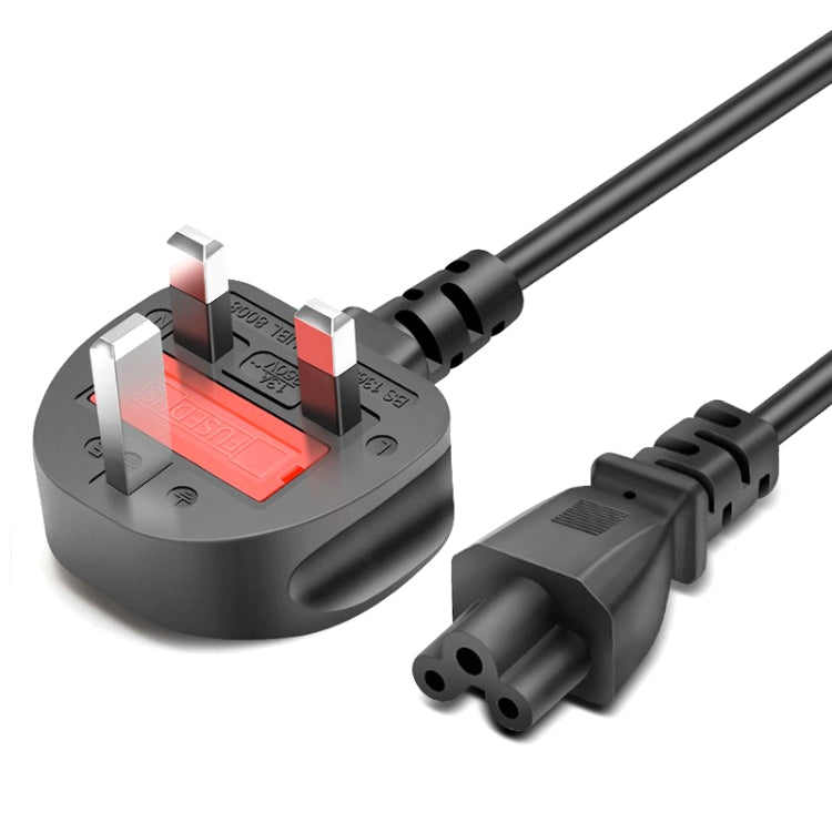 1,8m 3-poliger großer UK Notebook Stromkabel, großer UK Stecker, Länge: 1,8m