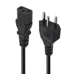 3-poliges Brasilien AC Netzkabel, Länge: 1,2m (OD5.5), Brasilien Stecker, 1,2m