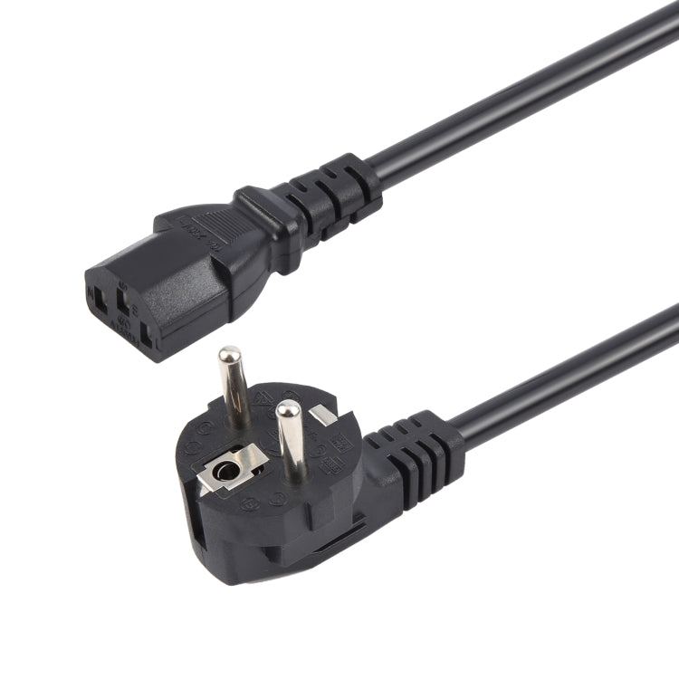 EU-Stecker Computer PC Netzkabel 3-polig, Länge: 1,8m, 1,8m x 1,5