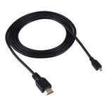 1,5m Micro HDMI zu HDMI 19-Pin Kabel, Version 1.4, unterstützt 3D, HDMI Stecker, unterstützt 3D, Länge: 1,5m