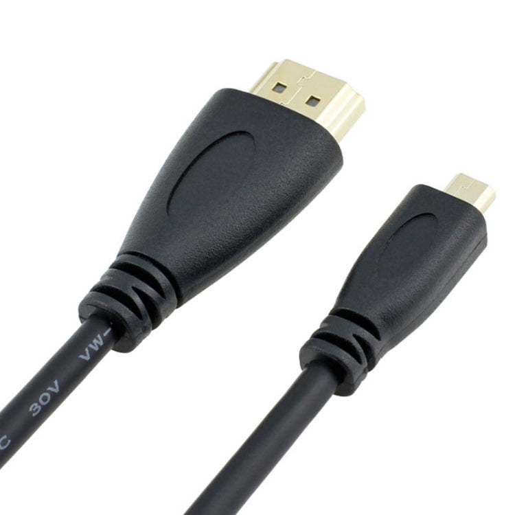 1,5m Micro HDMI auf HDMI 19-poliges Kabel, Version 1.4, HDMI Stecker, Länge: 1,5m