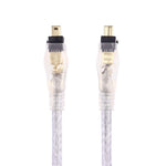 Hochwertiges Firewire IEEE 1394 4-poliger Stecker auf 4-poliger Stecker Kabel, Länge: 3m (vergoldet), 4-polig auf 4-polig (3m)