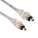 Hochwertiges Firewire IEEE 1394 4-poliger Stecker auf 4-poliger Stecker Kabel, Länge: 3m (vergoldet), 4-polig auf 4-polig (3m)