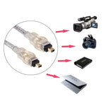 Hochwertiges Firewire IEEE 1394 4-poliger Stecker auf 4-poliger Stecker Kabel, Länge: 3m (vergoldet), 4-polig auf 4-polig (3m)