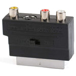 Scart Stecker auf Buchse mit Composite AV + S-Video Buchsen, AV + S-Video Goldbuchse