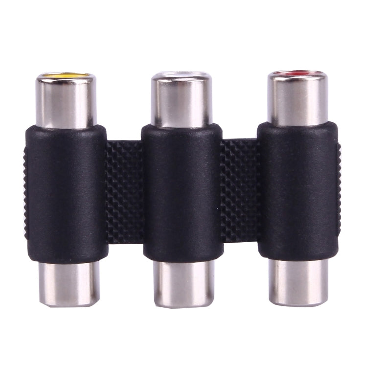 Weiblich zu Weiblich AV 3 RCA Audio-Video-Kupplungsadapter, 3 RCA AV Weiblich zu Weiblich