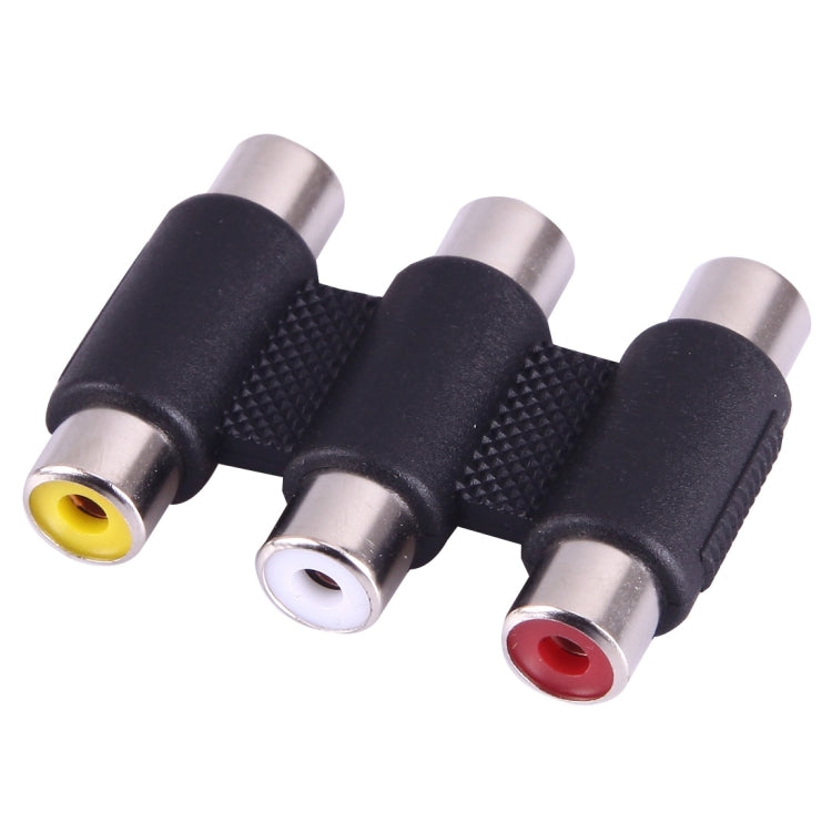 Weiblich zu Weiblich AV 3 RCA Audio-Video-Kupplungsadapter, 3 RCA AV Weiblich zu Weiblich