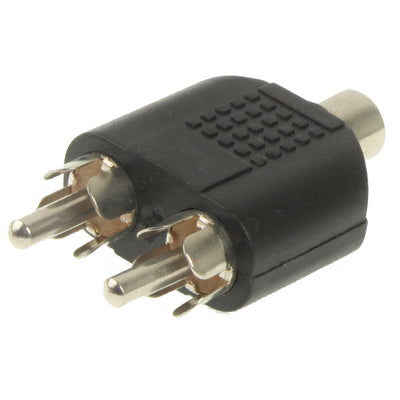 RCA Weiblich auf 2 RCA Männlich Adapter, 2 RCA Männlich auf 1 RCA Weiblich