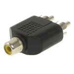 RCA Weiblich auf 2 RCA Männlich Adapter, 2 RCA Männlich auf 1 RCA Weiblich