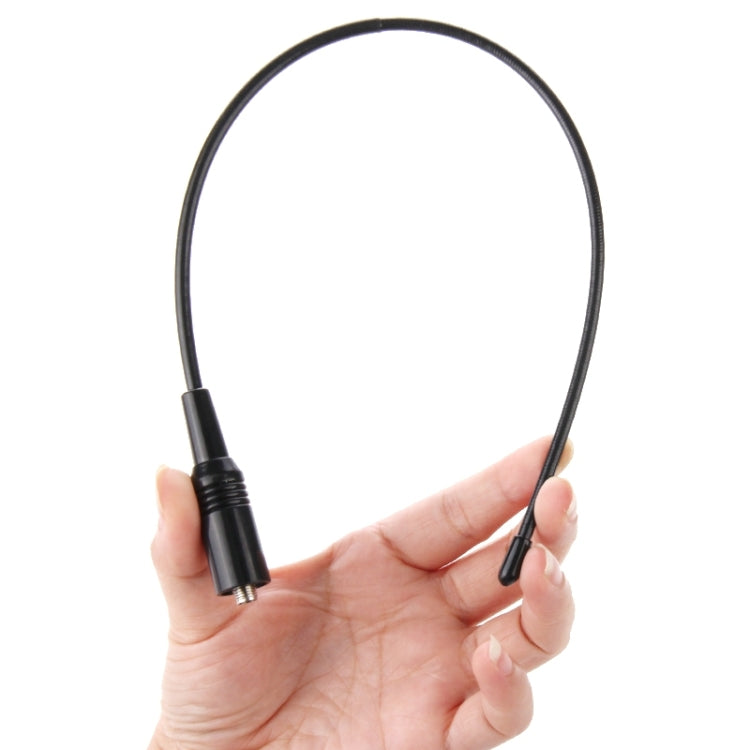 NAGOYA NA-771 144/430MHz Dual-Band flexible Federpeitschen-SMA-F Handfunkantenne für Walkie-Talkie, Antennenlänge: 38cm