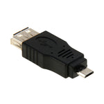 USB 2.0 A Weiblich auf Micro USB 5-polig Männlich OTG Adapter, USB AF zu Micro USB