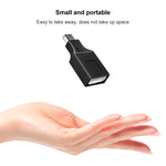 Mini USB Männlich auf USB 2.0 Weiblich Adapter mit OTG-Funktion, USB Weiblich
