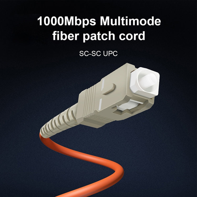 SC-SC Single-Core Multimode Glasfaser-Patchkabel, Länge: 3m, Single-Core Multimode