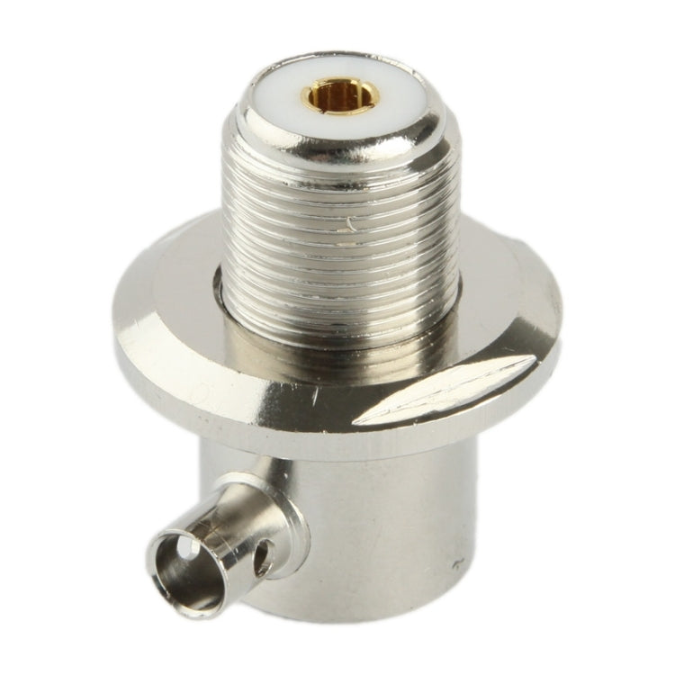 UHF Buchse Winkeladapter verbunden mit RG58 Kabel, UHF Buchse Winkel RG58
