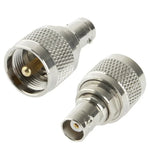 M-Kopf-Stecker (großer Stift) auf BNC-K-Adapter, M-Kopf