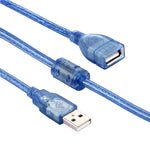 High-Speed Übertragung USB 2.0 AM zu AF Verlängerungskabel, Länge: 10m, AM zu AF (hochwertig), Länge: 10m