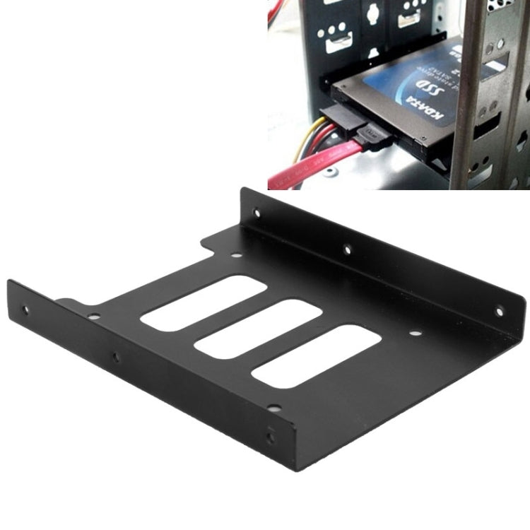 SSD HDD 2,5 Zoll zu 3,5 Zoll Konverter Festplatten Metallhalter Adapter Halterung