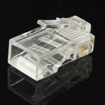100 Stück / Packung RJ45 Stecker Modularer Stecker, Gold: 3u, Gold: 3u